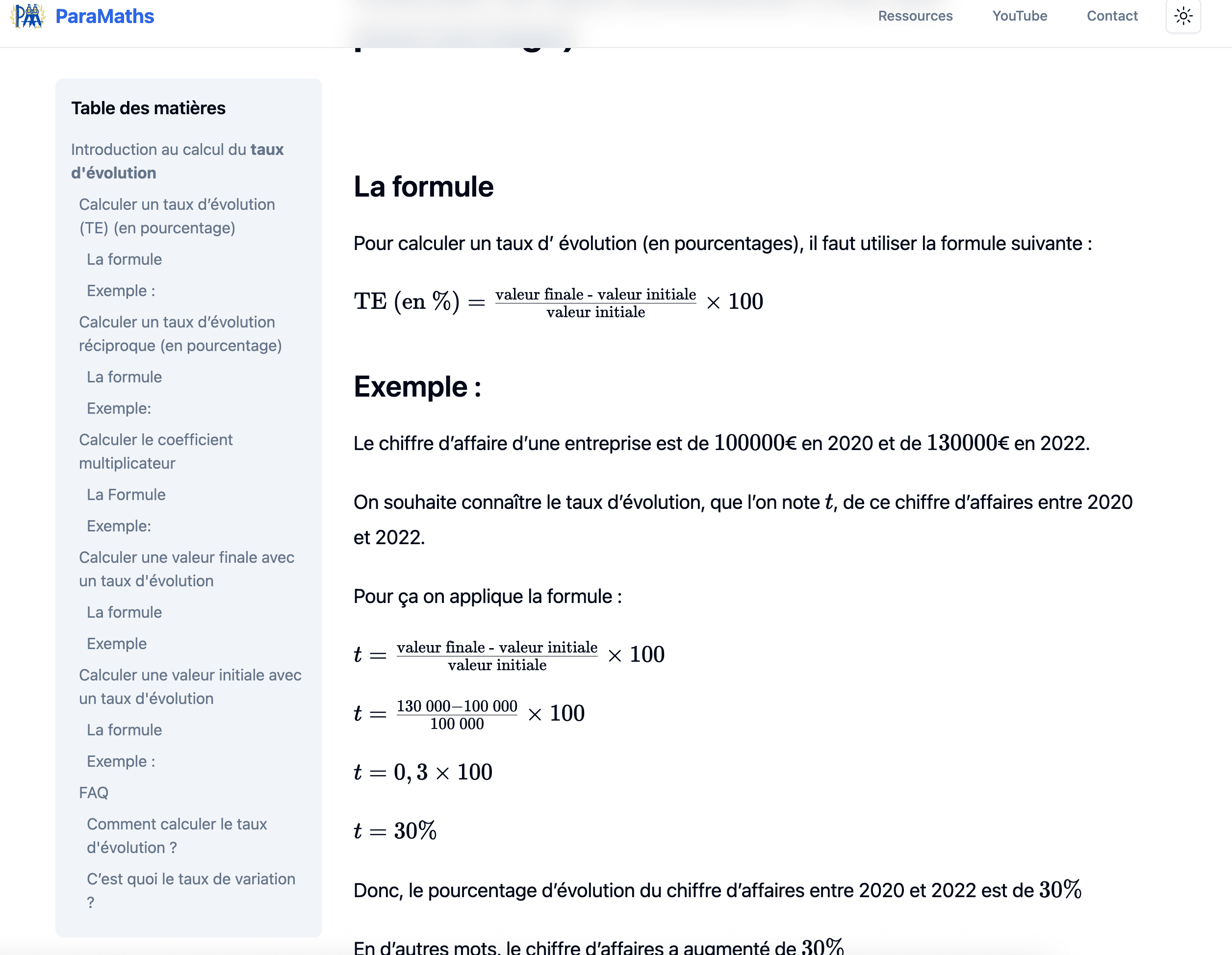 Paramaths - Plateforme de blog technique